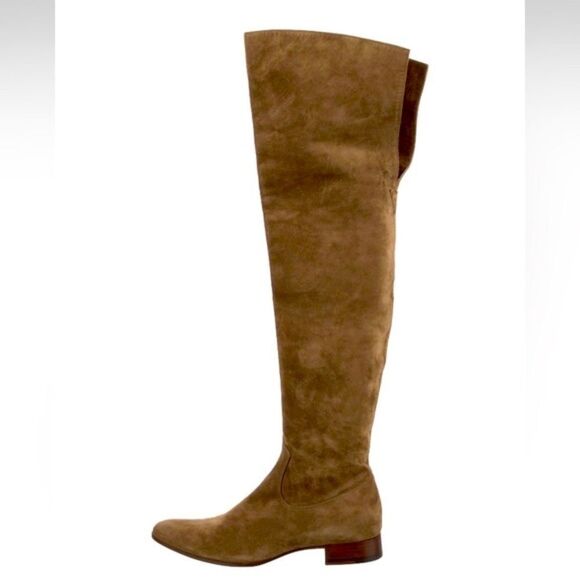 Ralph Lauren Fall 2006 Runway Collection Italian Mink Suede Over the Knee Boot - Picture 6 of 16